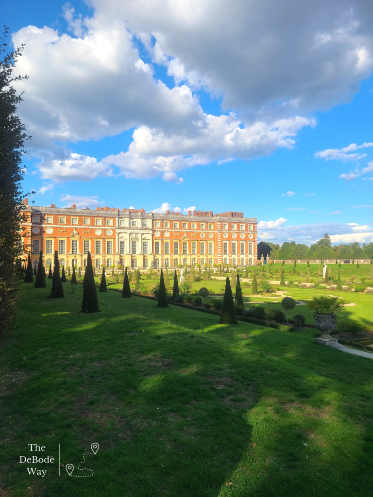 East Georgian Facade at Hampton Court south of London