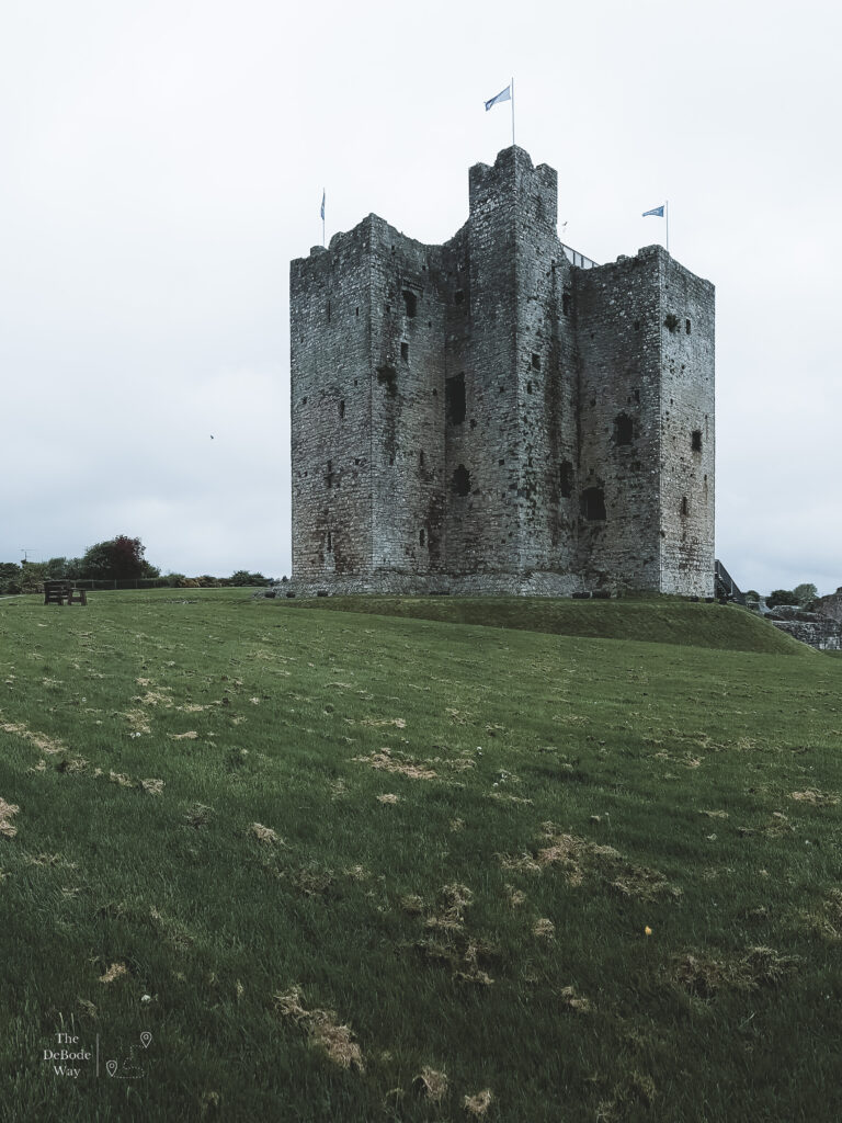 Castle de Lacy against a cloudy in Ireland