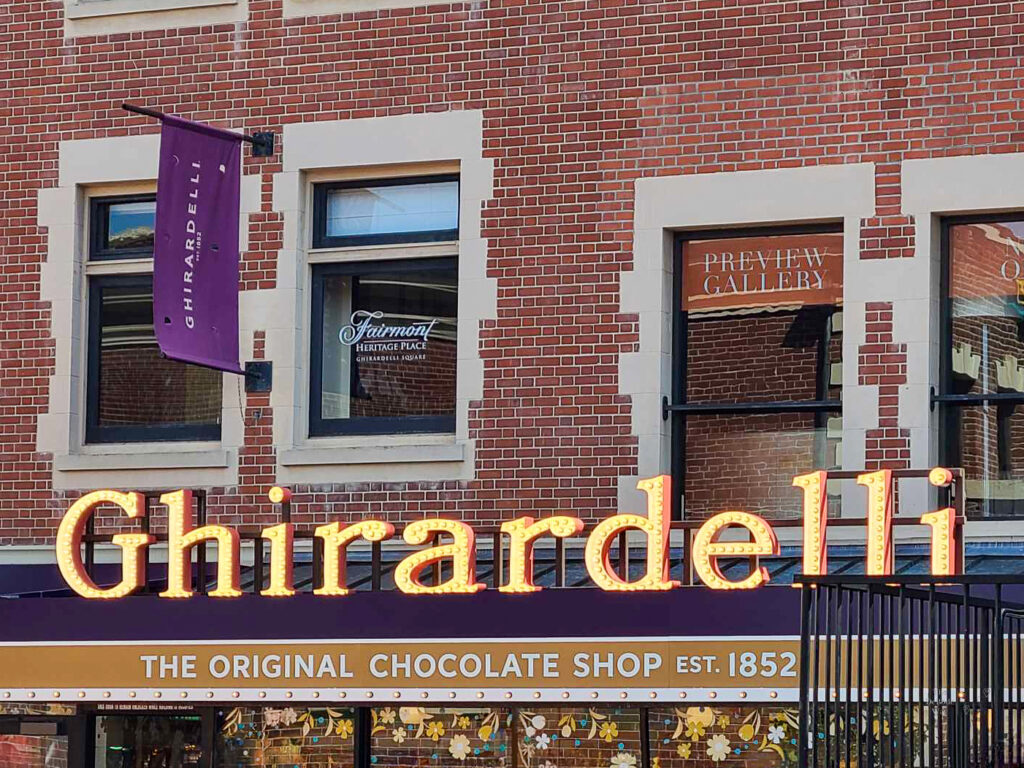 Ghirardelli Chocolate Shop in San Francisco